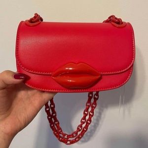 Red Lips Charles & Keith Purse